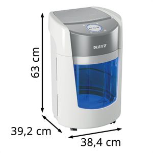 Produktbild für Aktenvernichter Leitz 8359 IQ OptiMax Small Office 350, Rollen