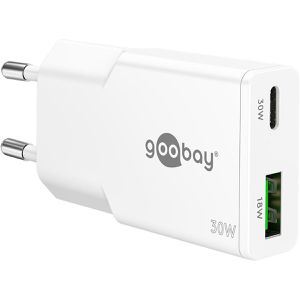 USB-Ladegerät Goobay Slim 75738, GaN, 30 Watt