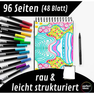 Produktbild für Skizzenbuch perfect-ideaz A5 quer