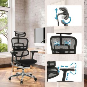 Produktbild für Bürostuhl hJh-OFFICE ERGOHUMAN GEN2, 652305
