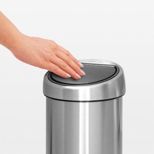 Produktbild für Mülleimer Brabantia 364488 Touch Bin, weiß