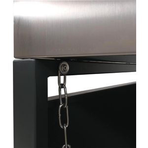 Produktbild für Mülltonnenbox Mendler HWC-O67, Metall