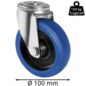Produktbild für Schwerlastrolle CASCOO Serie R4F1, Lenkrolle