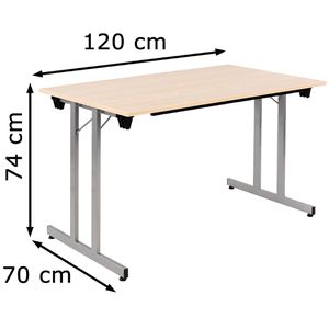 Produktbild für Klapptisch Sodematub TPMU127EA, aus Holz