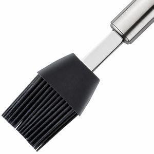 Produktbild für Backpinsel Küchenprofi Parma, schwarz / silber, hitzebeständig