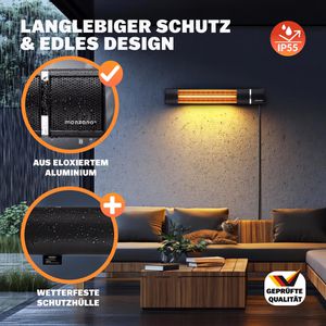 Produktbild für Heizstrahler Monzana MZH2000, outdoor
