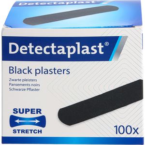 Produktbild für Pflaster Detectaplast Black, 100 Strips