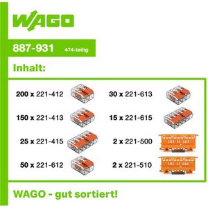 Produktbild für Verbindungsklemme Wago 887-931, L-Boxx 102, Set