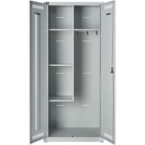 Produktbild für Mehrzweckschrank Bisley-Light GL08AZ245, abschließbar, grau