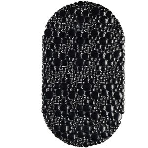 Badewannenmatte Relaxdays oval, 38 x 67 cm