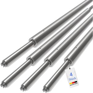 Rundsperrbalken NTG LS8504 Aluminium, gefedert mit Kombizapfen