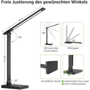 Produktbild für Schreibtischlampe Lepro mit LED