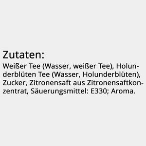 Produktbild für Eistee Pfanner Der Weiße Zitrone-Holunderblüte, im Tetrapack