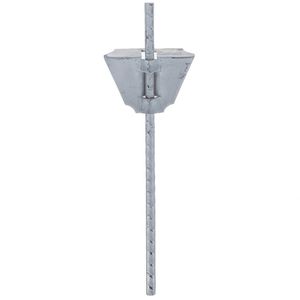 Produktbild für Weidezaunpfähle AKO Profi, aus Stahl, silber, 108 cm