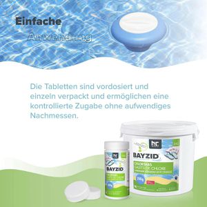 Produktbild für Chlor Höfer-Chemie BAYZID organisch, langsamlösliche Tabletten