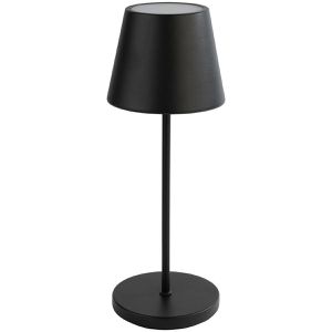 Tischlampe APS Merle 17002, schwarz mit LED