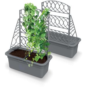 Produktbild für Pflanzkasten Prosperplast Bloma steingrau