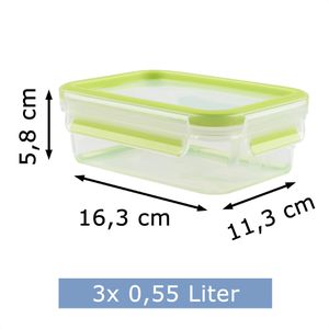 Produktbild für Frischhaltedose Emsa Clip&amp;Close 515583, aus Kunststoff