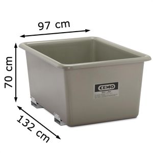 Produktbild für Großbehälter CEMO 7180, 550 Liter