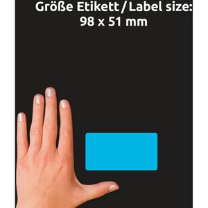 Produktbild für Vielzwecketiketten Zweckform 51046, 5 Farben