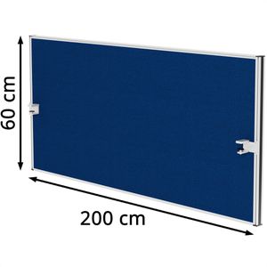 Produktbild für Tischtrennwand Böttcher-AG Frame, dunkelblau