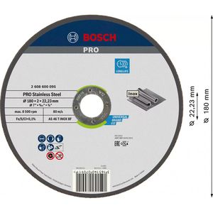 Produktbild für Trennscheibe Bosch PRO Stainless Steel, 2608600095