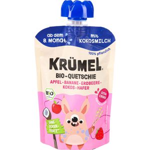 Produktbild für Fruchtpüree Heimatgut Krümel Quetschie, 85% Frucht, BIO