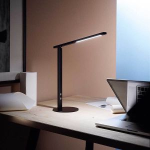 Produktbild für Schreibtischlampe Fabas-Luce Ideal, schwarz, LED, dimmbar