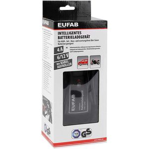 Produktbild für Autobatterie-Ladegerät EUFAB 16616, mit Kabelaufroller
