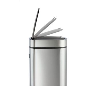 Produktbild für Mülleimer Durable 342323, No Touch, Sensor, silber
