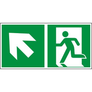 Produktbild für Hinweisschild Abtec ISO 7010 E001+E005 Folie