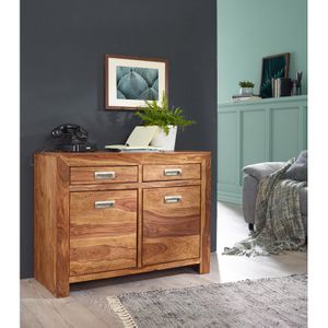 Produktbild für Sideboard Wohnling Mumbai WL1.316, aus Massivholz, sheesham