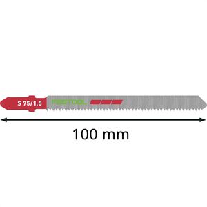 Produktbild für Stichsägeblätter Festool S 75/1,5/5, 204268