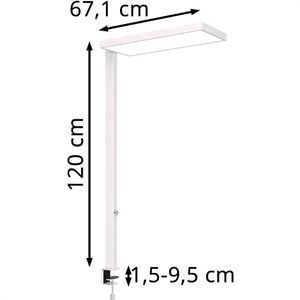 Produktbild für Schreibtischlampe Maul Mauljura, weiß, LED, dimmbar