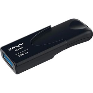 Produktbild für USB-Stick PNY Attaché 4, FD512ATT431KK-EF, 512 GB