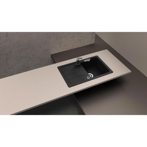 Produktbild für Spülbecken SCHOCK Formhaus D-100S, Einzelbecken, nero