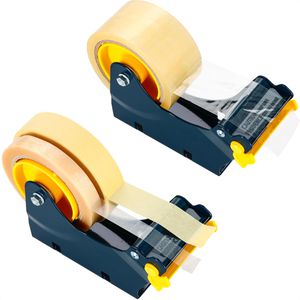 Produktbild für Klebebandabroller Hade SK-ZW 50 PRO, blau/gelb