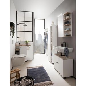 Produktbild für Badregal Schildmeyer Lugo 157369, aus Holz, kreideweiß