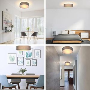 Produktbild für Deckenleuchte Monzana 109128, grau, E27-Fassung
