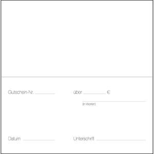Produktbild für Gutscheinkarte Sigel DS102, 105 x 210mm