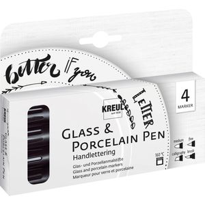 Produktbild für Porzellanstifte Kreul Glass &amp; Porcelain Pen Handlettering