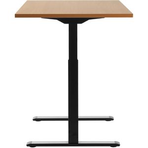 Produktbild für Schreibtisch Topstar E-Table, buche / schwarz