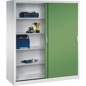Produktbild für Werkzeugschrank CP-Möbel 2169-00, aus Metall, grau / grün