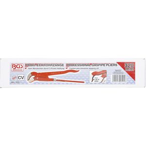 Produktbild für Rohrzange BGS-technic Eckrohrzange 3-Punkt-Haftung