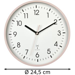 Produktbild für Wanduhr TFA 60.3550.16, Kunststoff, analog, Funkuhr