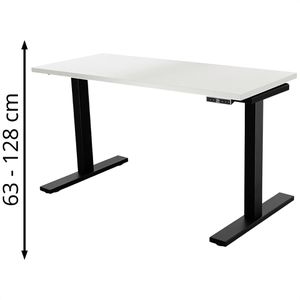 Produktbild für Schreibtisch Bisley E-WonderTech, weiß / schwarz