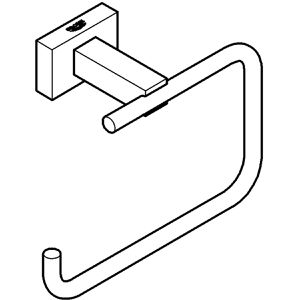 Produktbild für Toilettenpapierhalter GROHE Essentials Cube, verchromt