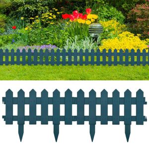 Produktbild für Rasenkante vidaXL 48617, grün, UV-beständig, flexibel