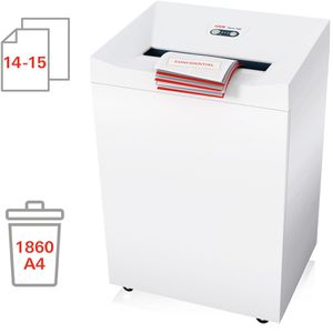 Produktbild für Aktenvernichter HSM Pure 740, 2372111, weiß, mit Rollen