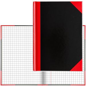 Notizbuch Böttcher-AG schwarz / rot, A6